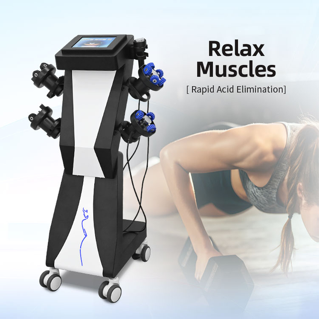 5 en 1 rouleau th&eacute;rapie corps minceur Vibration masseur G5 balle int&eacute;rieure th&eacute;rapie 360 ​​degr&eacute;s Rotation corps Massage Machine